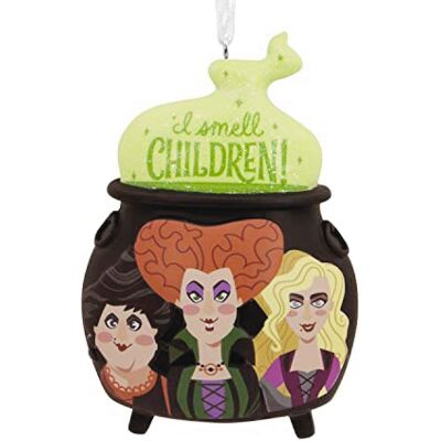 Hallmark Disney Hocus Pocus Adorno navideño de caldero Hallmark Disney Hocus Pocus Adorno navideño de caldero