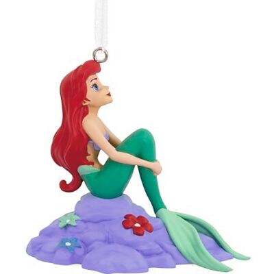 Hallmark Adorno de Ariel, decoración de árbol de la Sirenita, Adorno Colgante de Disney, Adorno Colgante de Navidad, Regalos para Navidad Hallmark Adorno de Ariel, decoración de árbol de la Sirenita, Adorno Colgante de Disney, Adorno Colgante de Navidad, Regalos para Navidad