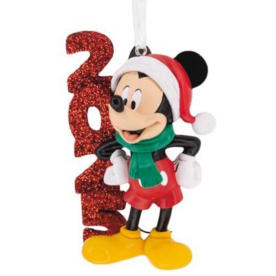 Hallmark Disney Mickey Mouse 2025 Adorno de Navidad, Regalos para los Fans de Disney Hallmark Disney Mickey Mouse 2025 Adorno de Navidad, Regalos para los Fans de Disney