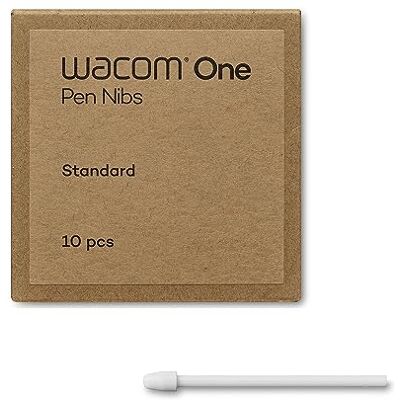 Wacom Puntas estándar de lápiz óptico One Piezas de repuesto para pantallas interactivas y tabletas con lápiz capacitivo Paquete de 10 unidades Wacom Puntas estándar de lápiz óptico One Piezas de repuesto para pantallas interactivas y tabletas con lápiz capacitivo Paquete de 10 unidades