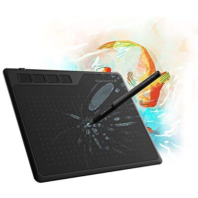 GAOMON S620 6,5 X 4 Pulgadas Tableta Gráfica, Lápiz Pasivo 8192 Niveles, 4 Teclas Express, para Arte Digital, Pintura, OSU, Compatible con Windows Y Mac GAOMON S620 6,5 X 4 Pulgadas Tableta Gráfica, Lápiz Pasivo 8192 Niveles, 4 Teclas Express, para Arte Digital, Pintura, OSU, Compatible con Windows Y Mac