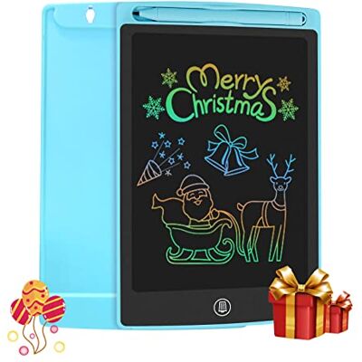 HOMESTEC Tableta Escritura LCD Color, Pizarra Digital para apuntar recordatorios Escribir o Dibujar (8,5 Pulgadas, Azul) HOMESTEC Tableta Escritura LCD Color, Pizarra Digital para apuntar recordatorios Escribir o Dibujar (8,5 Pulgadas, Azul)