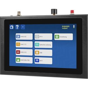 Megasat HD 7 Combo V2 – Medidor (para DVB-S, DVB-S2, DVB-T, DVB-T2, DVB-C, Dab+, Imagen de TV en Directo, Unicable, Pantalla a Color de 8,9″, Pantalla táctil, batería, Linterna) – Negro Megasat HD 7 Combo V2 – Medidor (para DVB-S, DVB-S2, DVB-T, DVB-T2, DVB-C, Dab+, Imagen de TV en Directo, Unicable, Pantalla a Color de 8,9″, Pantalla táctil, batería, Linterna) – Negro