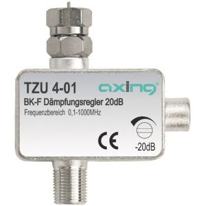 Axing TZU 4-01 Atenuador de señal de cable o TDT para conector F (0,5-20 dB)
