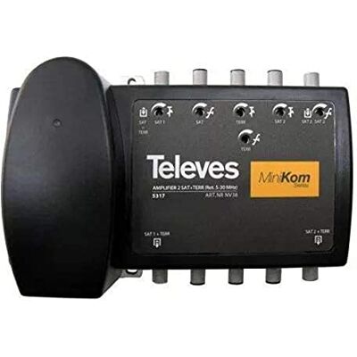 Televes Televés Central amplificador ict corriente alterna minikom 2 fi+matv Televes Televés Central amplificador ict corriente alterna minikom 2 fi+matv
