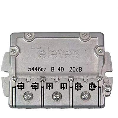 Televes DERIV. 5...2400MHz "EasyF" 4D 20dB B Televes DERIV. 5...2400MHz "EasyF" 4D 20dB B