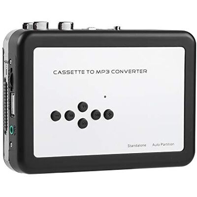 Denash Conmutador de casetes con Auriculares, Cinta de casetes USB personales portátiles en PC Captura de convertidores de CD MP3 Denash Conmutador de casetes con Auriculares, Cinta de casetes USB personales portátiles en PC Captura de convertidores de CD MP3