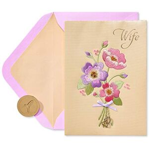 Papyrus Tarjeta de cumpleaños para esposa (regalo real) Papyrus Tarjeta de cumpleaños para esposa (regalo real)