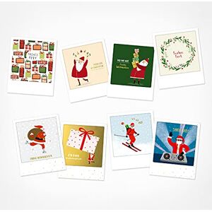 PICKMOTION Juego de 8 Tarjetas Navideñas Creativas - Tarjetas de Felicitación PICKMOTION Juego de 8 Tarjetas Navideñas Creativas - Tarjetas de Felicitación