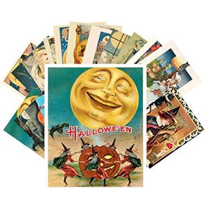PIXILUV Tarjeta postale 24pcs Halloween Pinup Witch Vintage Greeting Cards Reprint PIXILUV Tarjeta postale 24pcs Halloween Pinup Witch Vintage Greeting Cards Reprint