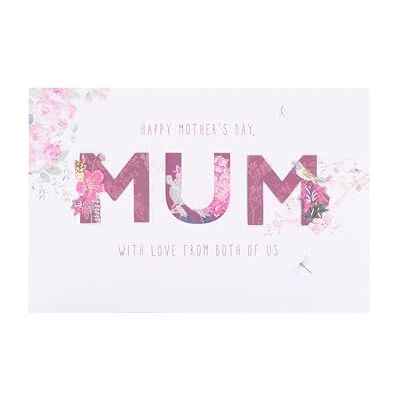 UK Greetings Tarjeta del día de la madre para mamá de ambos de nosotros Diseño floral rosa UK Greetings Tarjeta del día de la madre para mamá de ambos de nosotros Diseño floral rosa