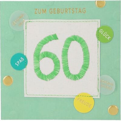 Depesche 13593.05 Tarjeta plegable Paper Love para cumpleaños, con texto a juego y diseños coloridos, sin texto interior, tarjeta plegable con sobre Depesche 13593.05 Tarjeta plegable Paper Love para cumpleaños, con texto a juego y diseños coloridos, sin texto interior, tarjeta plegable con sobre