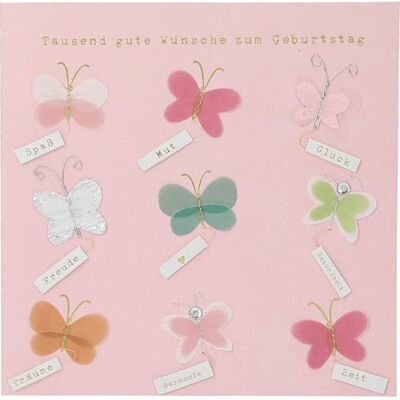 Depesche 13593.42 Tarjeta plegable Paper Love para cumpleaños, con texto a juego y diseños coloridos, sin texto interior, tarjeta plegable con sobre Depesche 13593.42 Tarjeta plegable Paper Love para cumpleaños, con texto a juego y diseños coloridos, sin texto interior, tarjeta plegable con sobre