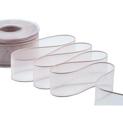 Furlanis Cinta Velo con Bordes, Decoración de Regalo Cajas Flores Boda Navidad, Tela Italiana Polvo Facial Oscuro, 40 mm x 50 m Furlanis Cinta Velo con Bordes, Decoración de Regalo Cajas Flores Boda Navidad, Tela Italiana Polvo Facial Oscuro, 40 mm x 50 m