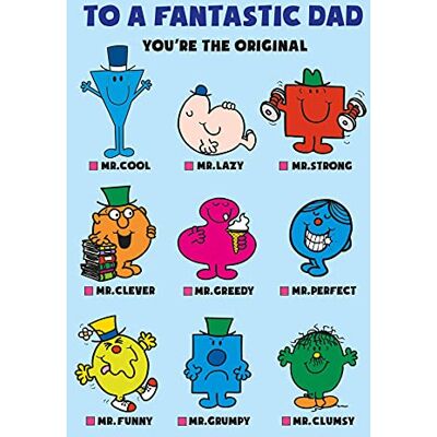 Danilo Promotions Ltd - Mr Men Dad Birthday Card - Tarjeta Danilo Promotions Ltd - Mr Men Dad Birthday Card - Tarjeta