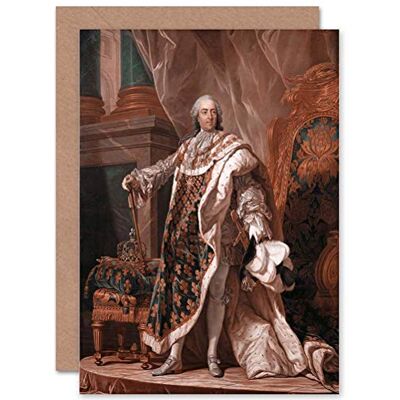 Wee Blue Coo Tarjeta DE Saludo Regalo Pintura Responsable Van Loo Rey Louis XV Francia Wee Blue Coo Tarjeta DE Saludo Regalo Pintura Responsable Van Loo Rey Louis XV Francia