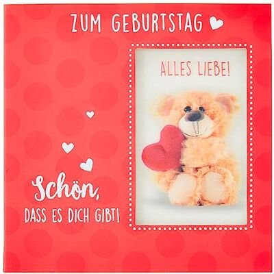 Depesche 11130-034 Tarjeta de cumpleaños 3D con música y luz, 15,5 x 15,5 cm aprox., incluye sobre a juego, estampado interior y exterior Depesche 11130-034 Tarjeta de cumpleaños 3D con música y luz, 15,5 x 15,5 cm aprox., incluye sobre a juego, estampado interior y exterior