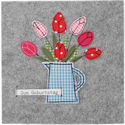 Depesche 13593.21 Tarjeta plegable Paper Love para cumpleaños, con texto a juego y diseños coloridos, sin texto interior, tarjeta plegable con sobre Depesche 13593.21 Tarjeta plegable Paper Love para cumpleaños, con texto a juego y diseños coloridos, sin texto interior, tarjeta plegable con sobre