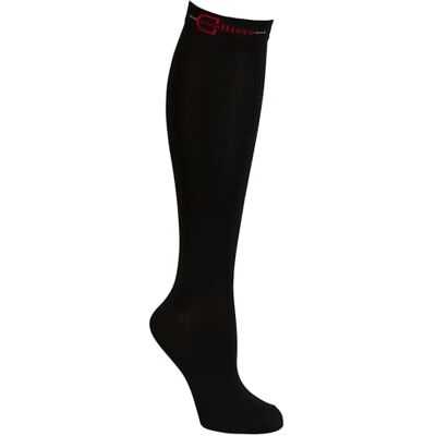 Covalliero Calcetines de equitación Grado, par, tallas 40-42, black, tejido mixto, para jinetes, lavables a máquina a 30 °C, con puño Covalliero Calcetines de equitación Grado, par, tallas 40-42, black, tejido mixto, para jinetes, lavables a máquina a 30 °C, con puño