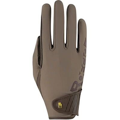 Roeckl Guantes de equitación Sports MUENSTER, Guante de Torneo de Verano, Color Gris 7.5 Roeckl Guantes de equitación Sports MUENSTER, Guante de Torneo de Verano, Color Gris 7.5