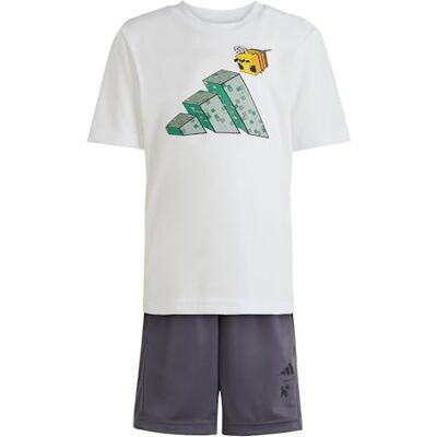 Adidas Unisex Bambini e ragazzi MINECRAFT TRAINING SUMMERSET, white, 3-4 Years Adidas Unisex Bambini e ragazzi MINECRAFT TRAINING SUMMERSET, white, 3-4 Years