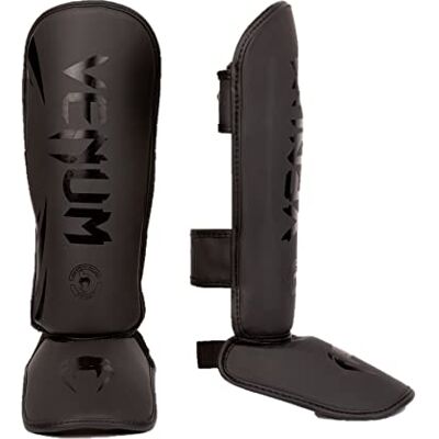 VENUM Protector de espinilleras unisex Challenger Kids, negro/negro, M VENUM Protector de espinilleras unisex Challenger Kids, negro/negro, M