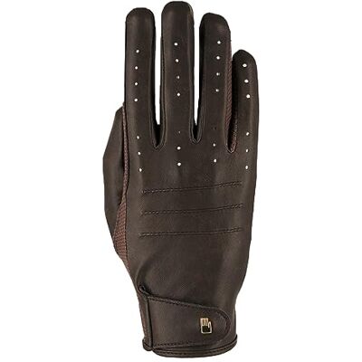 Roeckl Guantes de equitación Sports Málaga, Guante de Verano para Torneo, Color Moca Antigua 9.5 Roeckl Guantes de equitación Sports Málaga, Guante de Verano para Torneo, Color Moca Antigua 9.5
