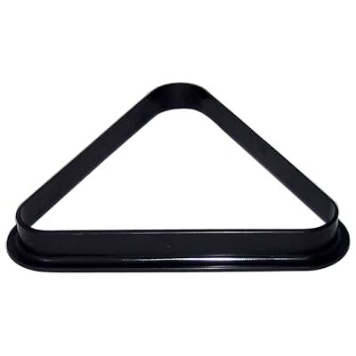 Hathaway Estante triangular para mesa de billar, color negro Hathaway Estante triangular para mesa de billar, color negro
