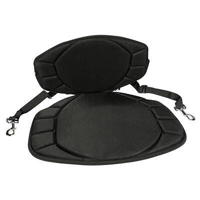 Pelican Boats Asiento de Kayak o Sup para Sentarse en la Parte Superior, cojín Repelente al Agua con Soporte Trasero, Color Negro Pelican Boats Asiento de Kayak o Sup para Sentarse en la Parte Superior, cojín Repelente al Agua con Soporte Trasero, Color Negro