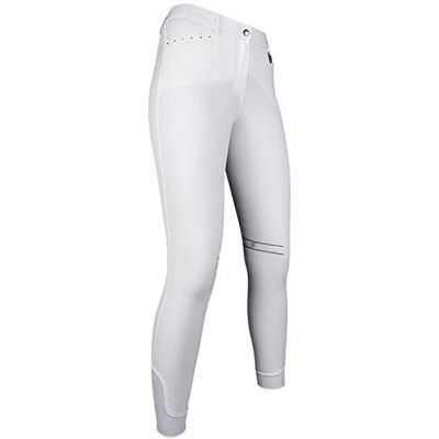 HKM SPORTS EQUIPMENT Pantalones de equitación Unisex Pam Horse con Rodilleras de Silicona, Unisex Adulto, Pantalones, 4057052342615, Blanco, 42 HKM SPORTS EQUIPMENT Pantalones de equitación Unisex Pam Horse con Rodilleras de Silicona, Unisex Adulto, Pantalones, 4057052342615, Blanco, 42