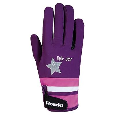 Roeckl Guantes de equitación Deportivos Kelli, Guantes de Verano para niños, Color Baya 4 Roeckl Guantes de equitación Deportivos Kelli, Guantes de Verano para niños, Color Baya 4
