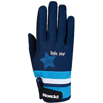 Roeckl Sports Kelli Guantes de equitación para niños, Color Azul Marino 5 Roeckl Sports Kelli Guantes de equitación para niños, Color Azul Marino 5