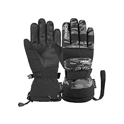 Reusch Connor R-Tex XT Junior 5570 Guantes de Dedo Unisex (Talla 5), Color marrón Oscuro y Negro Reusch Connor R-Tex XT Junior 5570 Guantes de Dedo Unisex (Talla 5), Color marrón Oscuro y Negro