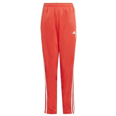 Adidas Unisex niños Train Essentials AEROREADY 3-Stripes Regular-Fit Pants, Bright Red/White, 15-16 Years Adidas Unisex niños Train Essentials AEROREADY 3-Stripes Regular-Fit Pants, Bright Red/White, 15-16 Years