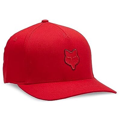 Fox Racing FOX HEAD FLEXFIT FLAME RED BASEBALL CAP S/M Fox Racing FOX HEAD FLEXFIT FLAME RED BASEBALL CAP S/M