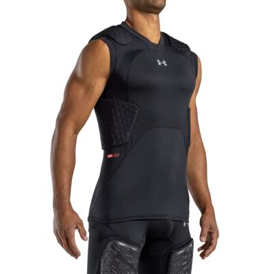 Under Armour Gameday Armour Pro 5-Pad Top Juvenil Negro M Under Armour Gameday Armour Pro 5-Pad Top Juvenil Negro M