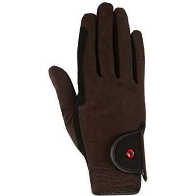 HKM Unisex Professional Nunuk Look Guantes de Montar Negro/Gris Oscuro M HKM Unisex Professional Nunuk Look Guantes de Montar Negro/Gris Oscuro M