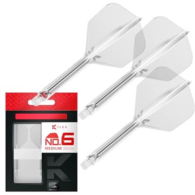 Target Darts Plumas y Cañas Integradas K Flex, No.6 Paquete de 3 K-Flex No.6, Kflex, Pluma y Caña Moldeadas Todo en Uno Longitudes: Corto, Intermedio y Medio Accesorios Profesionales para Dardos Target Darts Plumas y Cañas Integradas K Flex, No.6 Paquete de 3 K-Flex No.6, Kflex, Pluma y Caña Moldeadas Todo en Uno Longitudes: Corto, Intermedio y Medio Accesorios Profesionales para Dardos