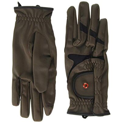 HKM Unisex Professional Air Mesh Guantes de Montar Marrón Oscuro XL HKM Unisex Professional Air Mesh Guantes de Montar Marrón Oscuro XL