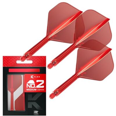 Target Darts K Flex Plumas y Cañas Integradas, No.2 Pack De 3 K-Flex No2, Kflex All In One Plumas y Cañas Moldeadas Dardos Longitudes: Corto, Intermedio y Medio Accesorios Profesionales Dardos Target Darts K Flex Plumas y Cañas Integradas, No.2 Pack De 3 K-Flex No2, Kflex All In One Plumas y Cañas Moldeadas Dardos Longitudes: Corto, Intermedio y Medio Accesorios Profesionales Dardos