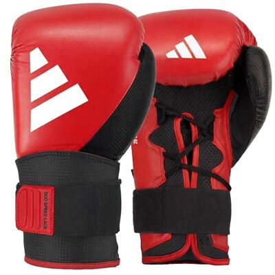 Adidas Power 250 Guantes de Entrenamiento, Color Rojo y Negro Adidas Power 250 Guantes de Entrenamiento, Color Rojo y Negro