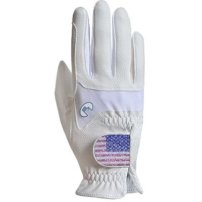 Roeckl Sports Maryland Guante de equitación para Torneo de Verano, Color Blanco, Talla 7,5 Roeckl Sports Maryland Guante de equitación para Torneo de Verano, Color Blanco, Talla 7,5