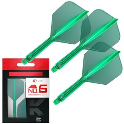 Target Darts Plumas y Cañas Integradas K Flex, No.6 Paquete de 3 K-Flex No.6, Kflex, Pluma y Caña Moldeadas Todo en Uno Longitudes: Corto, Intermedio y Medio Accesorios Profesionales para Dardos Target Darts Plumas y Cañas Integradas K Flex, No.6 Paquete de 3 K-Flex No.6, Kflex, Pluma y Caña Moldeadas Todo en Uno Longitudes: Corto, Intermedio y Medio Accesorios Profesionales para Dardos