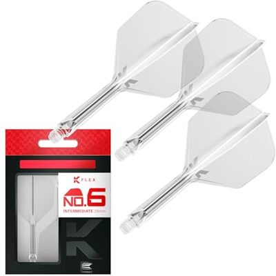 Target Darts Plumas y Cañas Integradas K Flex, No.6 Paquete de 3 K-Flex No.6, Kflex, Pluma y Caña Moldeadas Todo en Uno Longitudes: Corto, Intermedio y Medio Accesorios Profesionales para Dardos Target Darts Plumas y Cañas Integradas K Flex, No.6 Paquete de 3 K-Flex No.6, Kflex, Pluma y Caña Moldeadas Todo en Uno Longitudes: Corto, Intermedio y Medio Accesorios Profesionales para Dardos