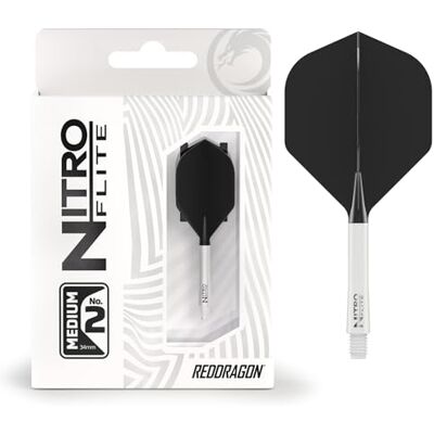 Dragon Darts – Nitro Flite Integrada Sistema de Vuelo y Eje – No.2 Forma y diseño Disponible en Niveles Corto, Intermedio y Medio Variedad de Colores Accesorios de Dardos Profesionales Dragon Darts – Nitro Flite Integrada Sistema de Vuelo y Eje – No.2 Forma y diseño Disponible en Niveles Corto, Intermedio y Medio Variedad de Colores Accesorios de Dardos Profesionales