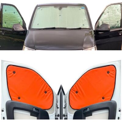 Covprotec Cubierta del Parabrisas Compatible con Peugeot Partner (2018-Date)(Juego Completo + Distancia Entre Ejes Corta + portón Trasero) Color de Respaldo de Tango Naranja, Reversible Covprotec Cubierta del Parabrisas Compatible con Peugeot Partner (2018-Date)(Juego Completo + Distancia Entre Ejes Corta + portón Trasero) Color de Respaldo de Tango Naranja, Reversible
