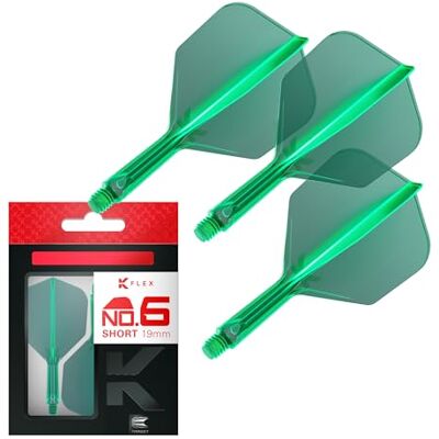 Target Darts Plumas y Cañas Integradas K Flex, No.6 Paquete de 3 K-Flex No.6, Kflex, Pluma y Caña Moldeadas Todo en Uno Longitudes: Corto, Intermedio y Medio Accesorios Profesionales para Dardos Target Darts Plumas y Cañas Integradas K Flex, No.6 Paquete de 3 K-Flex No.6, Kflex, Pluma y Caña Moldeadas Todo en Uno Longitudes: Corto, Intermedio y Medio Accesorios Profesionales para Dardos