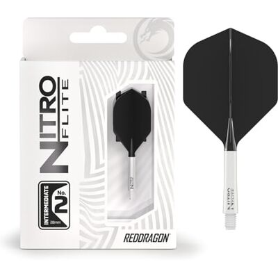 Dragon Darts – Nitro Flite Integrada Sistema de Vuelo y Eje – No.2 Forma y diseño Disponible en Niveles Corto, Intermedio y Medio Variedad de Colores Accesorios de Dardos Profesionales Dragon Darts – Nitro Flite Integrada Sistema de Vuelo y Eje – No.2 Forma y diseño Disponible en Niveles Corto, Intermedio y Medio Variedad de Colores Accesorios de Dardos Profesionales