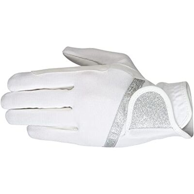 PFIFF 102777 Glamour Guante de equitación (Talla XXL), Color Blanco PFIFF 102777 Glamour Guante de equitación (Talla XXL), Color Blanco