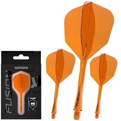 WINMAU Dardos Fusion Sistema Integrado de Vuelo y Eje No.6 Forma y diseño Disponible en Corto, Intermedio y Medio Disponible en Variedad de Colores WINMAU Dardos Fusion Sistema Integrado de Vuelo y Eje No.6 Forma y diseño Disponible en Corto, Intermedio y Medio Disponible en Variedad de Colores